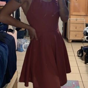 Light pink cross back dress